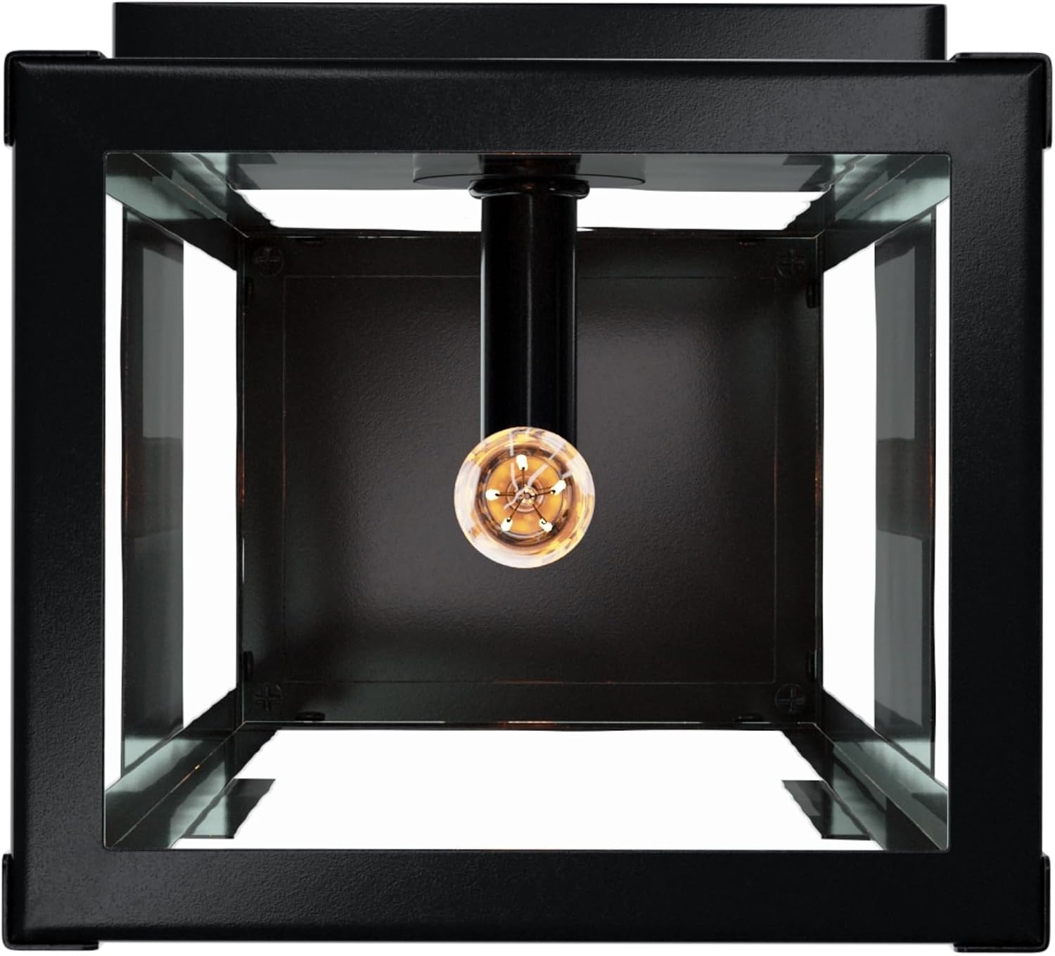 image:imageNathan James Zemi MidCentury Modern Indoor or Outdoor Decorative Wall Light Black Wall Sconce for Bedroom or Wall Mount Porch Light Matte Black Set of 2Julio Black