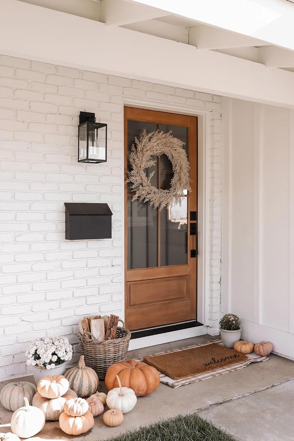 image:imageNathan James Zemi MidCentury Modern Indoor or Outdoor Decorative Wall Light Black Wall Sconce for Bedroom or Wall Mount Porch Light Matte BlackFerris Black