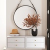 image:imageNathan James 32704 Harper MidCentury Oak Wood Nightstand with 2Drawers Small Side End Table with Storage BrownMatte White  Floating