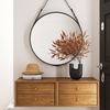 image:imageNathan James 32704 Harper MidCentury Oak Wood Nightstand with 2Drawers Small Side End Table with Storage BrownOak Brown  Floating