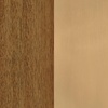 image:imageNathan James Andrew 3Drawer Rattan Dresser or Boheminan Living Room Storage Cabinet with Natural Rattan Accent and Metal Legs Light OakBlackHarper Brown