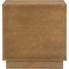 image:imageNathan James Ashen Mid Century Modern Geometric Wood Nightstand 2 Drawer Nightstand with Carved Accent and Solid Wood Frame Light Brown