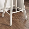 image:imageNathan James Barker Classic Counter Height Wood Barstool with Leather Removable Cushion Backless Island 24 Bar Stool for Kitchen Chestnut Brown Set of 2Dark GrayWhite