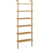 image:imageNathan James Beacon 3Shelf Bookcase with Seagrass Cabinet Solid Wood Bookshelf with Storage with Solid Wood Frame SeagrassRaw Oak Set of 3Beacon Warm Pine 6 Shelf