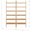 image:imageNathan James Beacon 3Shelf Bookcase with Seagrass Cabinet Solid Wood Bookshelf with Storage with Solid Wood Frame SeagrassRaw Oak Set of 3Beacon Warm Pine 6 Shelf