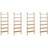 image:imageNathan James Beacon 3Shelf Bookcase with Seagrass Cabinet Solid Wood Bookshelf with Storage with Solid Wood Frame SeagrassRaw Oak Set of 3Beacon Warm Pine 6 Shelf