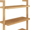 image:imageNathan James Beacon 3Shelf Bookcase with Seagrass Cabinet Solid Wood Bookshelf with Storage with Solid Wood Frame SeagrassRaw Oak Set of 3Beacon Warm Pine 6 Shelf