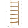 image:imageNathan James Beacon 3Shelf Bookcase with Seagrass Cabinet Solid Wood Bookshelf with Storage with Solid Wood Frame SeagrassRaw Oak Set of 3Beacon Warm Pine 6 Shelf