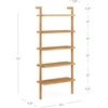 image:imageNathan James Beacon 3Shelf Bookcase with Seagrass Cabinet Solid Wood Bookshelf with Storage with Solid Wood Frame SeagrassRaw Oak Set of 3Beacon Warm Pine