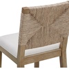 image:imageNathan James Beacon Bohemian Boucle Bar Stool Upholstered Counter Height Chair with Solid Wood Frame and Woven Seagrass Back for Kitchen Island Light BrownSeagrassCream Boucle