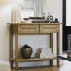 image:imageNathan James Beacon Wooden Sofa Console Table with Drawers Bohemian Entryway Table Hallway Table with Seagrass Shelf Light BrownBeacon Light BrownSeagrass