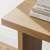 image:imageNathan James Beacon Wooden Sofa Console Table with Drawers Bohemian Entryway Table Hallway Table with Seagrass Shelf Light BrownVirgo Light Brown