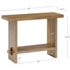 image:imageNathan James Beacon Wooden Sofa Console Table with Drawers Bohemian Entryway Table Hallway Table with Seagrass Shelf Light BrownVirgo Light Brown