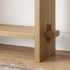 image:imageNathan James Beacon Wooden Sofa Console Table with Drawers Bohemian Entryway Table Hallway Table with Seagrass Shelf Light BrownVirgo Light Brown
