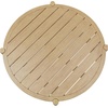 image:imageNathan James Bora Round Outdoor Coffee Table Farmhouse Wood Coffee Table for Patio or Porch Solid Acacia Wood