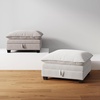 image:imageNathan James Chelsea Modern 2Seater Sofa Loveseat Corduroy Loveseat Sofa with Deep Seat Cushions for Living Room Pearl WhitePearl White