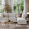 image:imageNathan James Chelsea Modern 2Seater Sofa Loveseat Corduroy Loveseat Sofa with Deep Seat Cushions for Living Room Pearl WhitePearl White