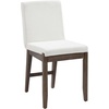 image:imageNathan James Dahlia Modern Kitchen and Dining Chair with Metal Legs and Vegan Leather Upholstery BrownBlack Set of 2Cream Bouclebrushed Dark Brown
