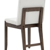 image:imageNathan James Dahlia Modern Kitchen and Dining Chair with Metal Legs and Vegan Leather Upholstery BrownBlack Set of 2Cream Bouclebrushed Dark Brown