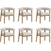 image:imageNathan James Dahlia Modern Kitchen and Dining Chair with Metal Legs and Vegan Leather Upholstery BrownBlack Set of 2FlaxLight Brown