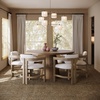 image:imageNathan James Dahlia Modern Kitchen and Dining Chair with Metal Legs and Vegan Leather Upholstery BrownBlack Set of 2Veya Light Brown