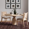 image:imageNathan James Elodia Upholstered Dining Chair with Seagrass Back Solid Wood Modern Dining Room Chair with Natural Flax Upholstery Light BrownElodia Natural FlaxSeagrass