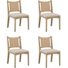 image:imageNathan James Elodia Upholstered Dining Chair with Seagrass Back Solid Wood Modern Dining Room Chair with Natural Flax Upholstery Light BrownElodia Natural FlaxSeagrass