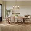 image:imageNathan James Elodia Upholstered Dining Chair with Seagrass Back Solid Wood Modern Dining Room Chair with Natural Flax Upholstery Light BrownNatural FlaxSeagrass