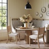 image:imageNathan James Elodia Upholstered Dining Chair with Seagrass Back Solid Wood Modern Dining Room Chair with Natural Flax Upholstery Light BrownNatural FlaxSeagrass