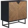 image:imageNathan James Enloe Modern Storage Free Standing Accent Cabinet TV Stand with Doors in a Rustic Pine Wood Finish and Gold Metal Base for Hallway Entryway or Living Room BrownWhiteGold Set of 2Matte Blackbrushed Fir
