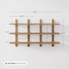 image:imageNathan James Floating Wall Book Shelves 3Tier Display Shelf Decorative Modular Shelf in Solid Wood for Bedroom Nursery Bathroom or Kitchen Set of 2Frankie Light Brown