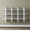 image:imageNathan James Floating Wall Book Shelves 3Tier Display Shelf Decorative Modular Shelf in Solid Wood for Bedroom Nursery Bathroom or Kitchen Set of 2Matte White