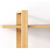 image:imageNathan James Floating Wall Book Shelves 3Tier Display Shelf Decorative Modular Shelf in Solid Wood for Bedroom Nursery Bathroom or Kitchen Set of 2Warm Pine