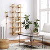 image:imageNathan James Floating Wall Book Shelves 3Tier Display Shelf Decorative Modular Shelf in Solid Wood for Bedroom Nursery Bathroom or Kitchen Set of 2Warm Pine