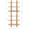 image:imageNathan James Floating Wall Book Shelves 3Tier Display Shelf Decorative Modular Shelf in Solid Wood for Bedroom Nursery Bathroom or Kitchen Set of 2Warm Pine