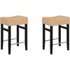 image:imageNathan James Harvey Rattan Bar Stool Bohemian Counter Height Stool with Woven Seagrass Seat Solid Wood Legs and Metal Footrest SeagrassBrushed Gray Set of 4SeagrassBrushed Black