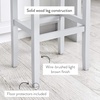 image:imageNathan James Harvey Rattan Bar Stool Bohemian Counter Height Stool with Woven Seagrass Seat Solid Wood Legs and Metal Footrest SeagrassBrushed Gray Set of 4Dark GrayWhite