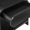 image:imageNathan James Iris MidCentury Modern Nightstand with Drawer End Table with Storage for Bedroom or Living Room with Rounded Silhouette Black Oak Set of 2