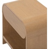 image:imageNathan James Iris MidCentury Modern Nightstand with Drawer Wooden Bedside Table for Bedroom or Living Room with Rounded Silhouette Set of 2