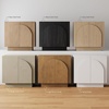 image:imageNathan James Iris MidCentury Modern White Wood Credenza with Arched Cabinet Doors for Living RoomBeige