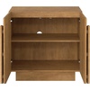 image:imageNathan James Iris MidCentury Modern White Wood Credenza with Arched Cabinet Doors for Living RoomBrushed Light Brown