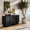 image:imageNathan James Iris MidCentury Modern White Wood Credenza with Arched Cabinet Doors for Living RoomJoey Black Oak