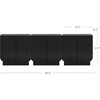 image:imageNathan James Iris MidCentury Modern White Wood Credenza with Arched Cabinet Doors for Living RoomJoey Black Oak