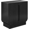 image:imageNathan James Iris MidCentury Modern White Wood Credenza with Arched Cabinet Doors for Living RoomJoey Black Oak