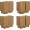 image:imageNathan James Iris MidCentury Modern White Wood Credenza with Arched Cabinet Doors for Living RoomJoey Light Brown