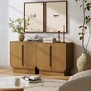 image:imageNathan James Iris MidCentury Modern White Wood Credenza with Arched Cabinet Doors for Living RoomJoey Light Brown