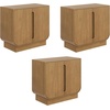 image:imageNathan James Iris MidCentury Modern White Wood Credenza with Arched Cabinet Doors for Living RoomJoey Light Brown