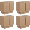 image:imageNathan James Iris MidCentury Modern White Wood Credenza with Arched Cabinet Doors for Living RoomJoey Raw Oak