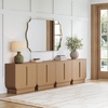 image:imageNathan James Iris MidCentury Modern White Wood Credenza with Arched Cabinet Doors for Living RoomJoey Raw Oak