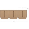 image:imageNathan James Iris MidCentury Modern White Wood Credenza with Arched Cabinet Doors for Living RoomJoey Raw Oak